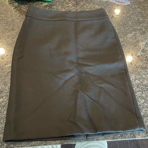 J. Crew Wool Pencil Suiting Skirt Black Size 2